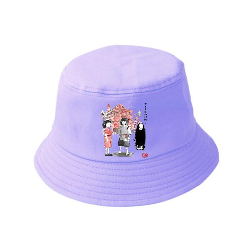 Totoro Studio Ghibli Sommerhut Damen Unisex Ullzang Spirited Away Panama Bob Eimerhut Das Design Flat Visor Anime Fischerhut