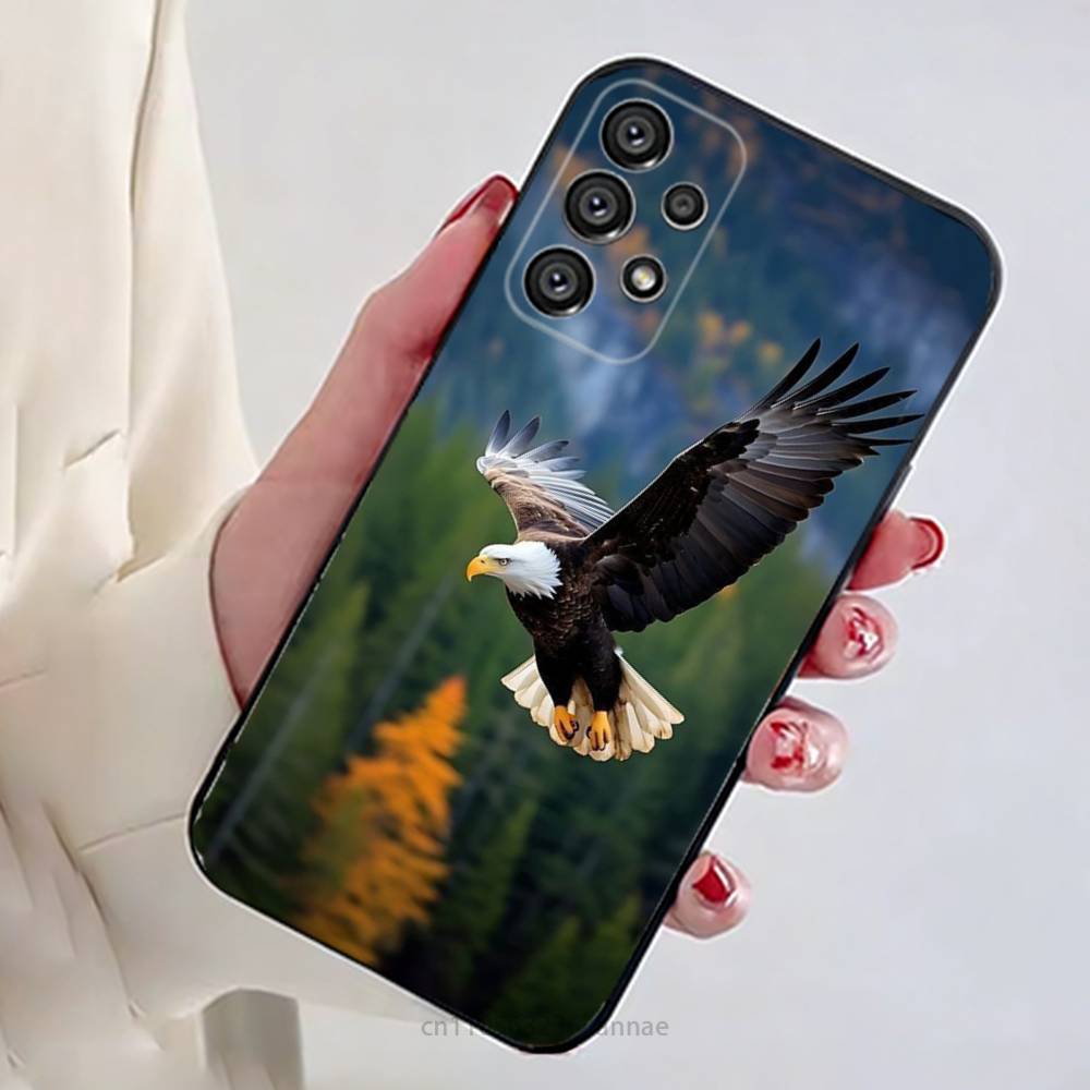 Eagle Cool Animal Phone Case For Samsung Galaxy A54,34,24,73,53,52,52S,04S,04E,A72 Cover Samsung A12