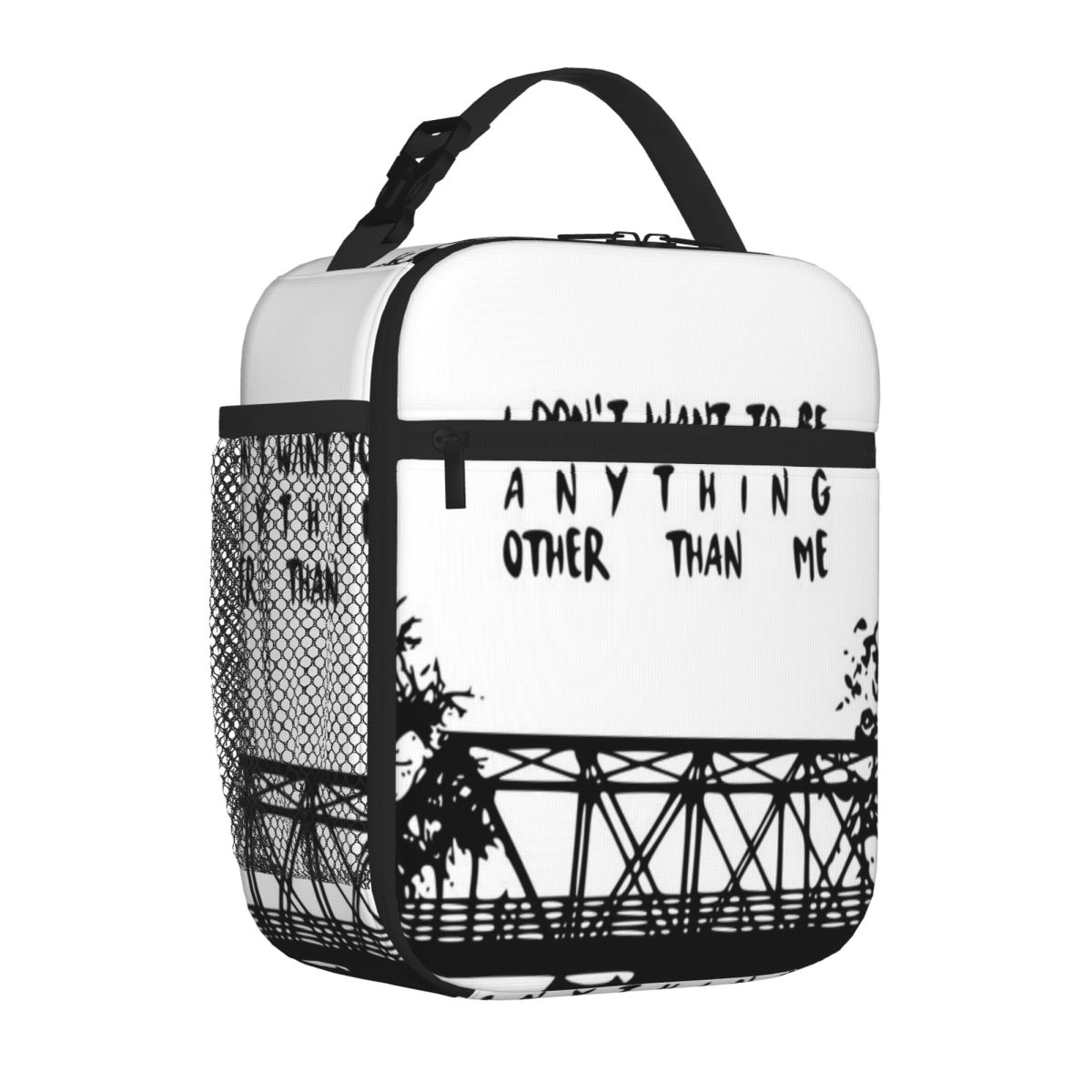 Bestselling One Tree Hill- Bridge Rainbow Print Travel Lunch Bag Daily Snack Storage Cooler Tote One Size