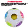3 Peças Cubo Mágico Esférico Criativo Speed Rainbow Ball Puzzles Aprendizagem Brinquedos Educativos Para Crianças Adultos Escritório Antiestresse Presente