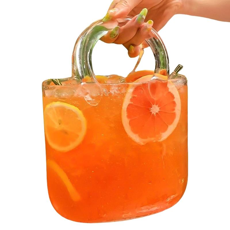 2300ml Handheld Glass Wrapped Slightly Drunk Fruit Wine Cup Cocktail Cup Bar Tool