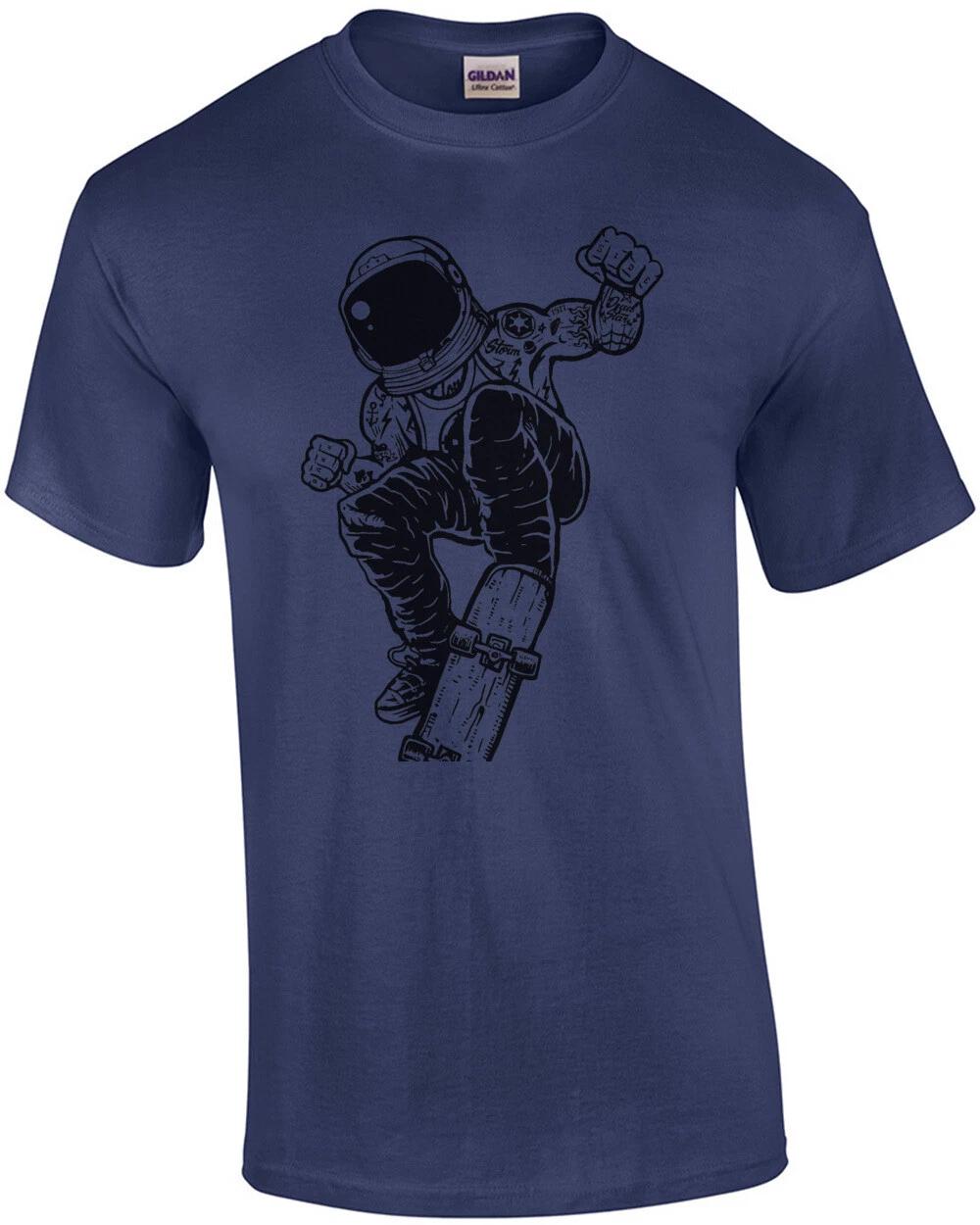Футболка с астронавтом на скейтборде 3XL