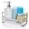 Removable Tray Drain Pan Countertop Kitchen Storage Tools Sponge Holder Sink Organizer Drainer Rack