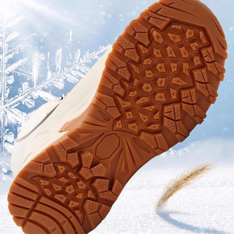 Schneestiefel Damen Wasserdicht Rutschfest Schneeland Samt Warm Dicksohlige Schuhe Damen