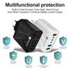 PD 25W 6-Port Fast Charger: 3 USB, 3 PD 55W with QC3.0 – EU, UK, AU Plugs