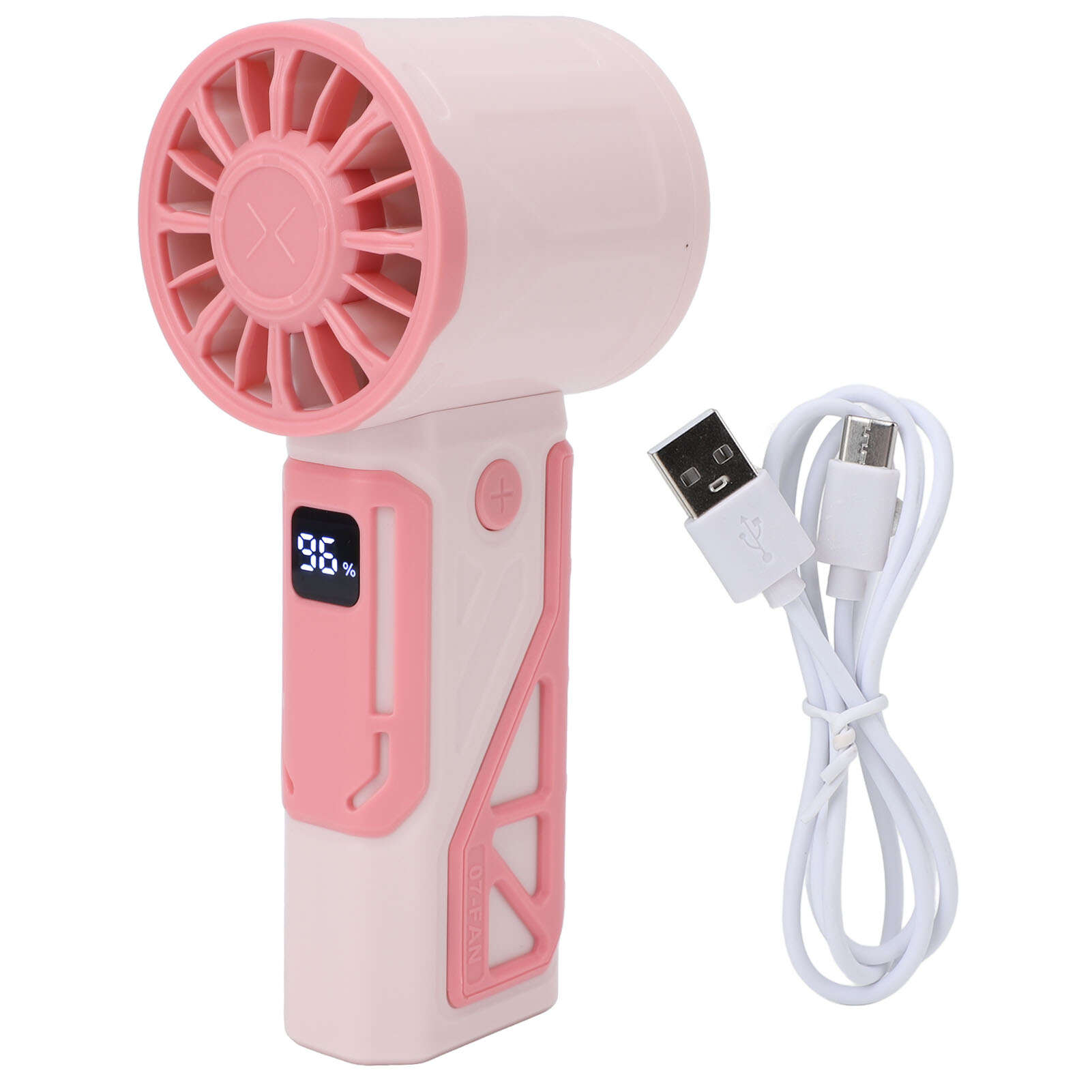 

Міні-портативний вентилятор Потужний портативний вентилятор USB Перезаряджається Персональний маленький ручний вентилятор Тихий для подорожей Макіяж В приміщенні На вулиці Зелений рожевий