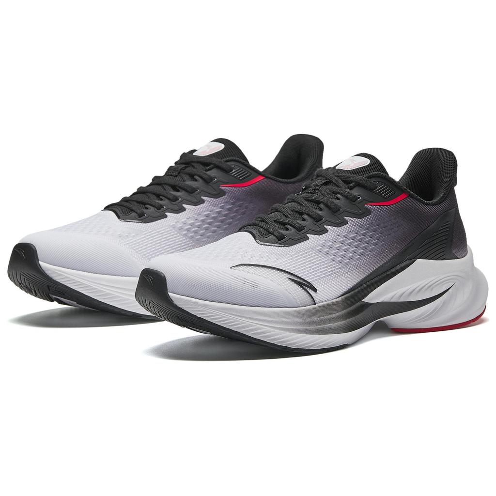 Anta Stinger 6 Low top A SHOCK Technology Physical Fitness Test & Exam Running Shoes Men's White Black 912515511-3