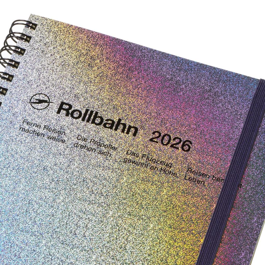 [Delfonics Planner 2026 Edition / Starting October 2025] Rollbahn Metallic A5 Monthly Planner (Hologram)