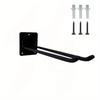 Modern Minimalist Wall-Mounted Iron Garden Tool Rack for Shovels, Brooms, and Spades