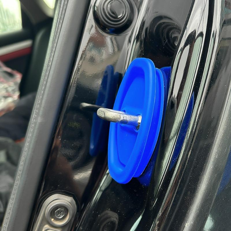 Auto Türschloss Pad Stoßdämpfer Zubehör Auto Türschloss Schnalle Silikon Schutzhülle Tür Anti-kollision Schutz Pad