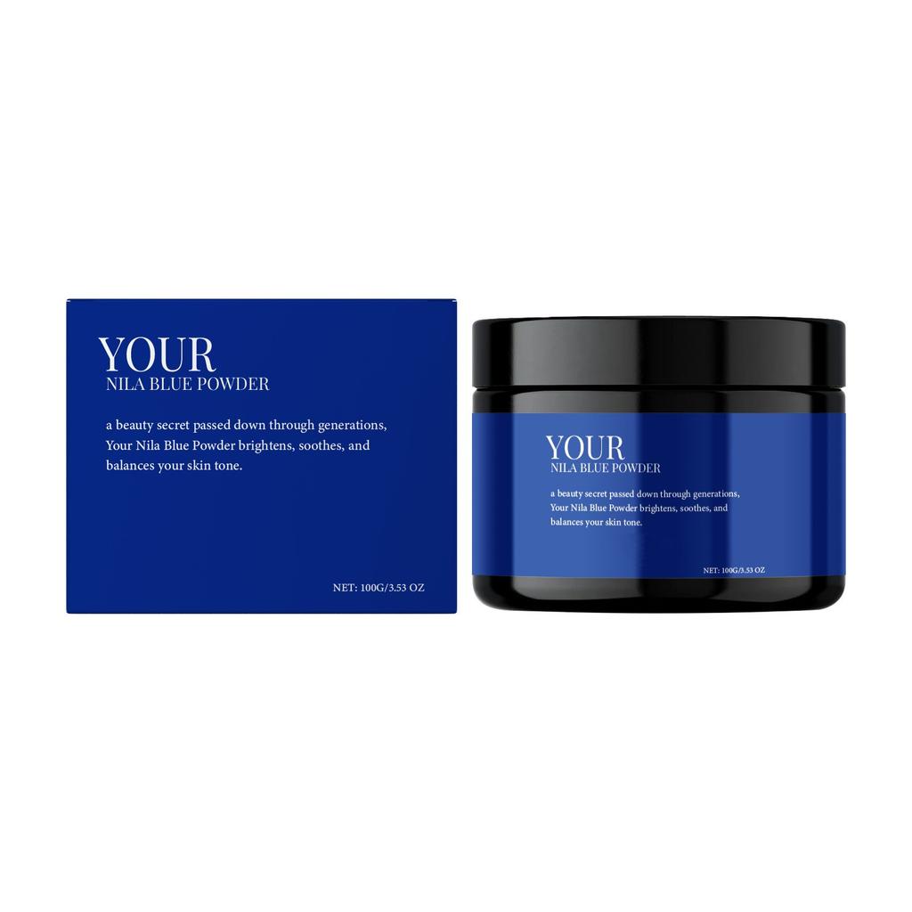 Nila Blue Powder Facial Mask Powder Moisturizing And Softening The Skin 100g