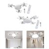 Ceiling Fan Light E27 Socket and Remote Control 3 Color Temperatures Lamp LED Dimmable Light for Entryway Indoor Bathroom