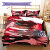 DAN DA DAN Muster Bettwäsche, Steppbett Set Bettbezug Kissenbezug Zuhause Geburtstagsgeschenk (1 Bettbezug + 2 Kissenbezüge, ohne Füllung)