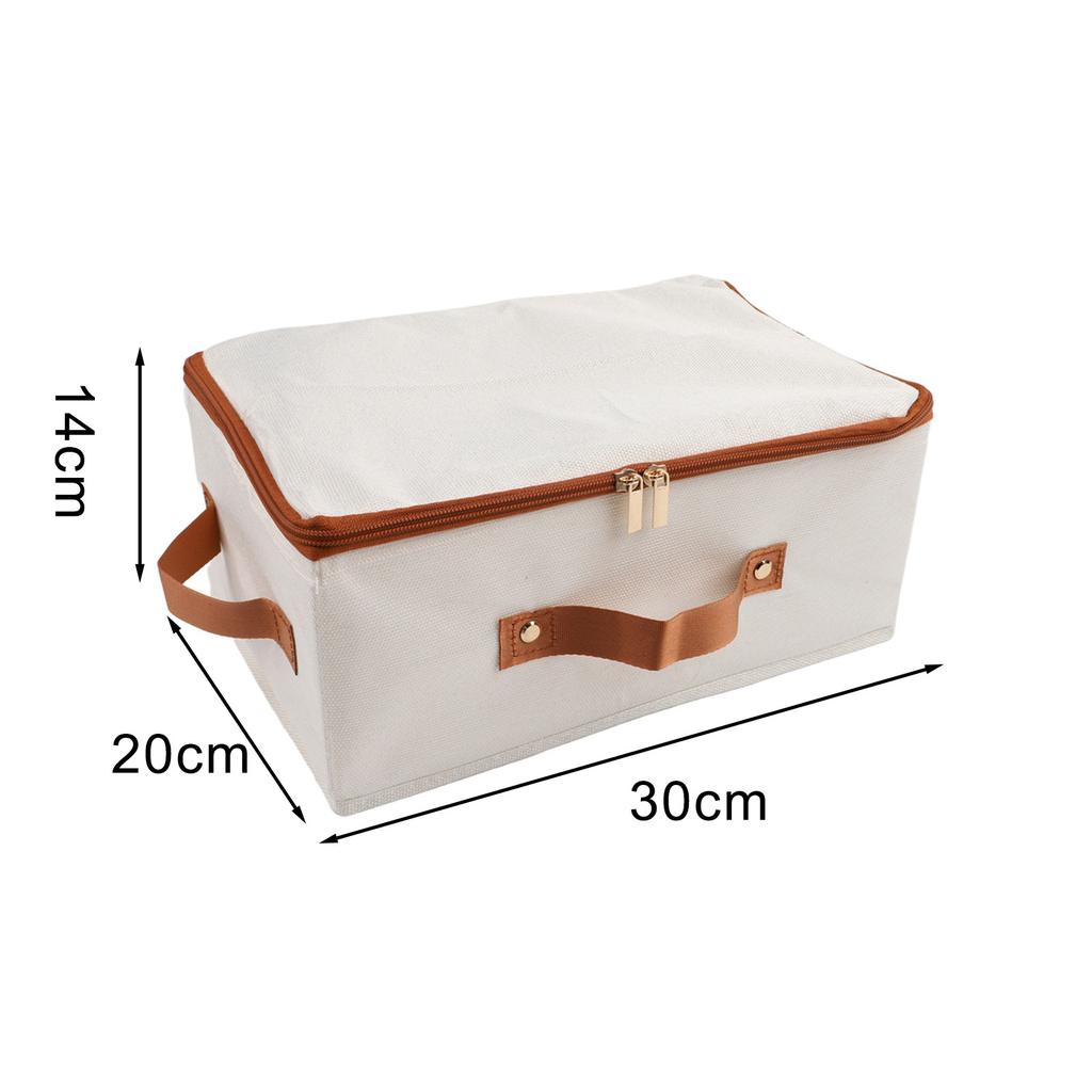 Collapsible Storage Box with Lid for Clothes Organization Large Capacity Foldable Design for Under Bed or Shelf Storage