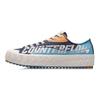 Li Ning CF Anti-Slip Shock Absorption Low-Top Skate Shoes Women Sneakers Blue AGCR084-1