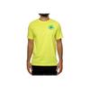 Nike 2022 Qatar World Cup Solid Color Logo Print Short Sleeve Soccer Jersey Men Tops Yellow DH7662-740