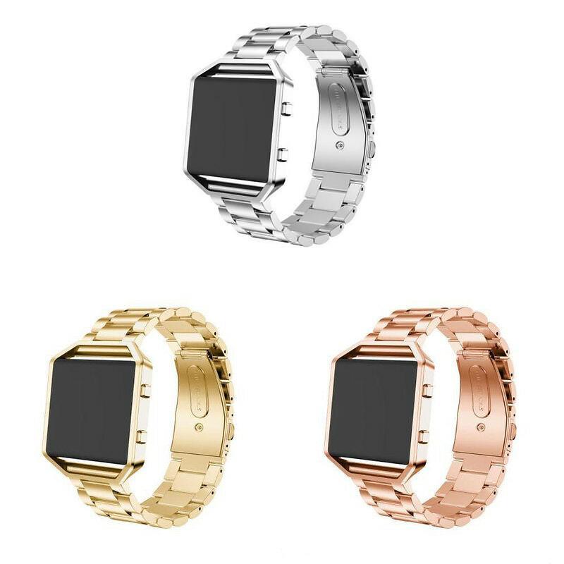 Elegant Stainless Steel Band For Fitbit Blaze With Durable Mesh Design And Interlock Clasp