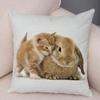 Sofa Car Home Decor Cute Rabbit Cushion Cover Bedroom Living Room Pillowcase Pet Animal Pillowcase