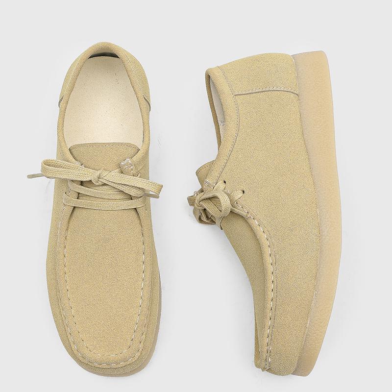 2026 Men's Casual Suede Shoes Vintage Style Lace - Up Flat Shoes Breathable Comfortable Daily Wear Shoes for Walking & Bussiness