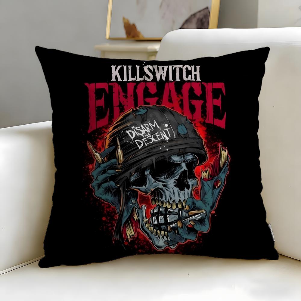 Klassische Band Killswitch Engage Kissenbezug Weich & Leicht zu Waschen – Vielseitig für Sofa, Bett, Reisen und Büro