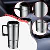 Car Heating Cup Travel Mug 300ml Keep Milk Warm Leakproof Premium Practical