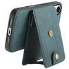 DENIOR D14 Für iPhone 17 Magnetische Hülle mit Abnehmbarem Kartenhalter Ständer PU+TPU+PC Handyhülle