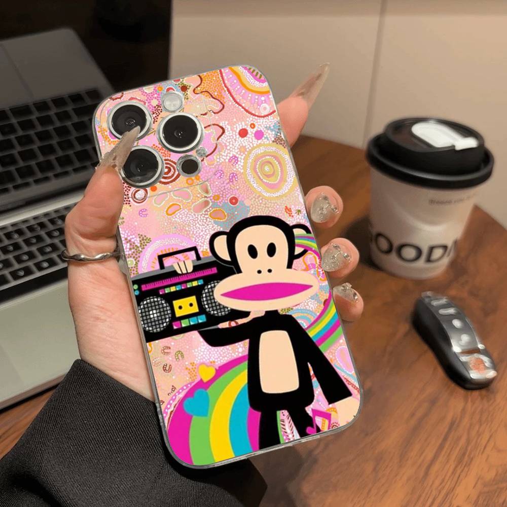 Famous Luxurious P-paul F-frank Transparent Soft Phone Case For IPhone 15 12 14 16 17 13 Plus 11 Pro Max 13 Pro
