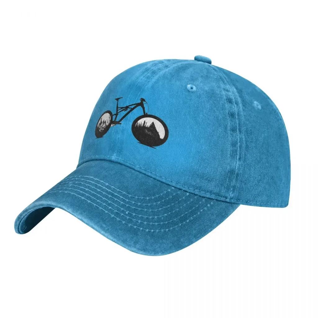 Bicycle Denim Baseball Cap Hill Logo Rock Trucker Hat Spring Hot Sale Unisex Fashion Print Snapback Cap