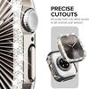 Diamond Cover For Apple Watch Case Series 10 9 8 7 6 5 SE Ultra 49mm 42mm 46mm 44mm 45mm 40 41mm Protector PC Bumper Protective