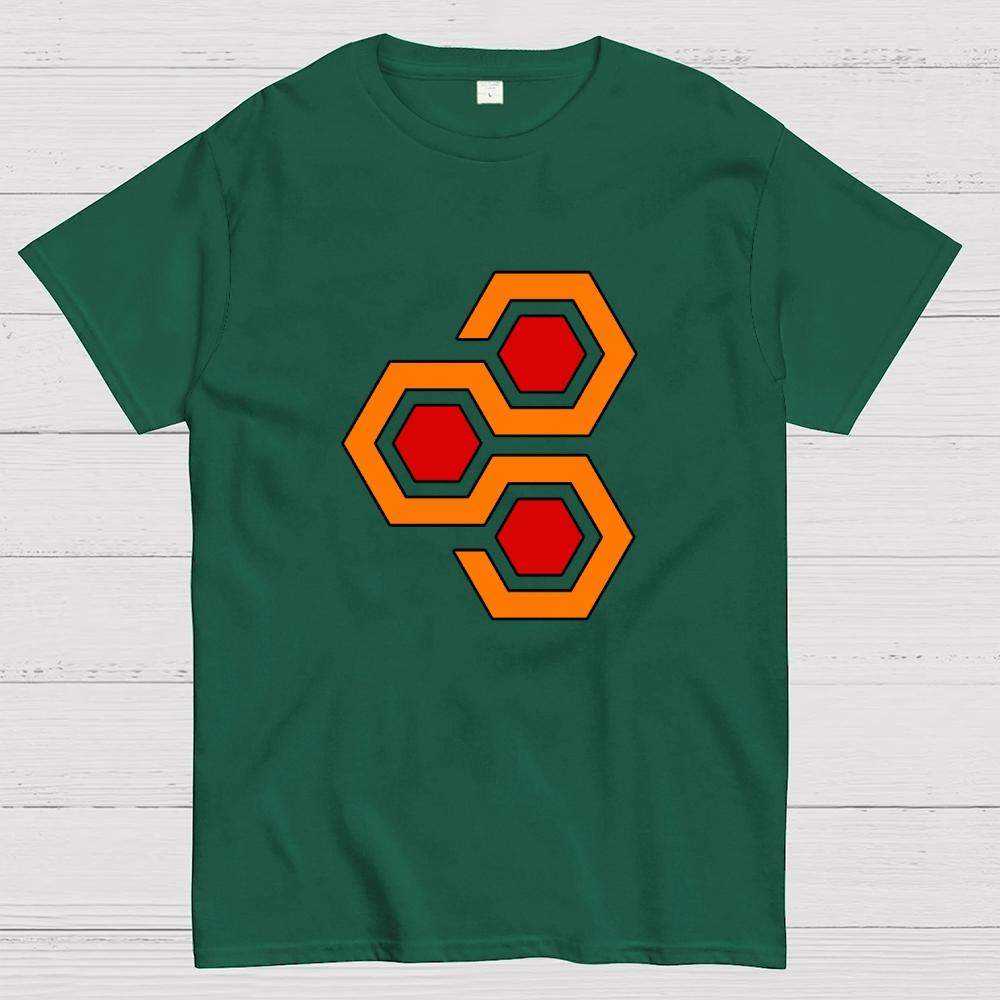 Overlook Hex Cotton Summer Casual Cool Loose T-Shirt