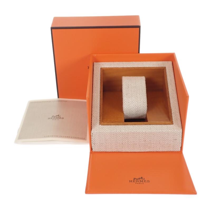 HERMES  CL4.220  Watches Stainless Steel/Gold Plated Women IvoryDial