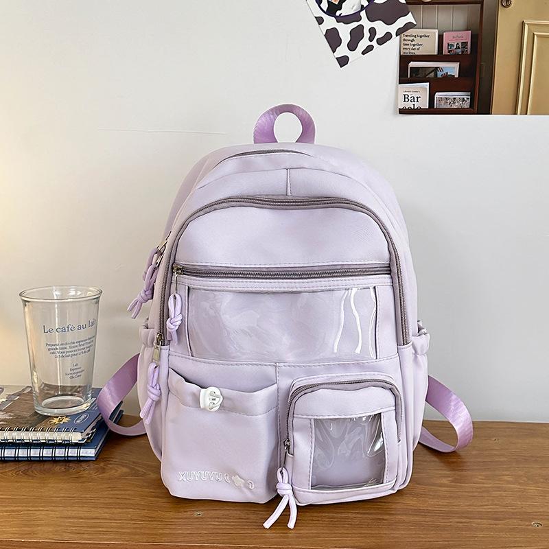 School bag Japanese two-dimensional girl pain bag backpack high value ins college large-capacity backpack college student backpack