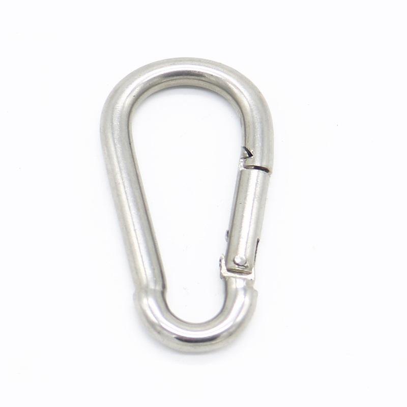 Stainless Steel Rotating Spring-Loaded 8-Shaped Dog Leash Connector M4.0
