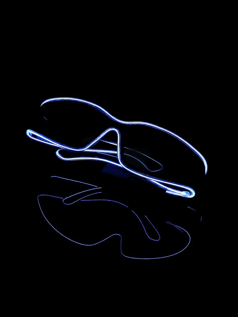 Wireless EL luminous glasses LED pixel sunglasses for disco KTV bar concert flash atmosphere party