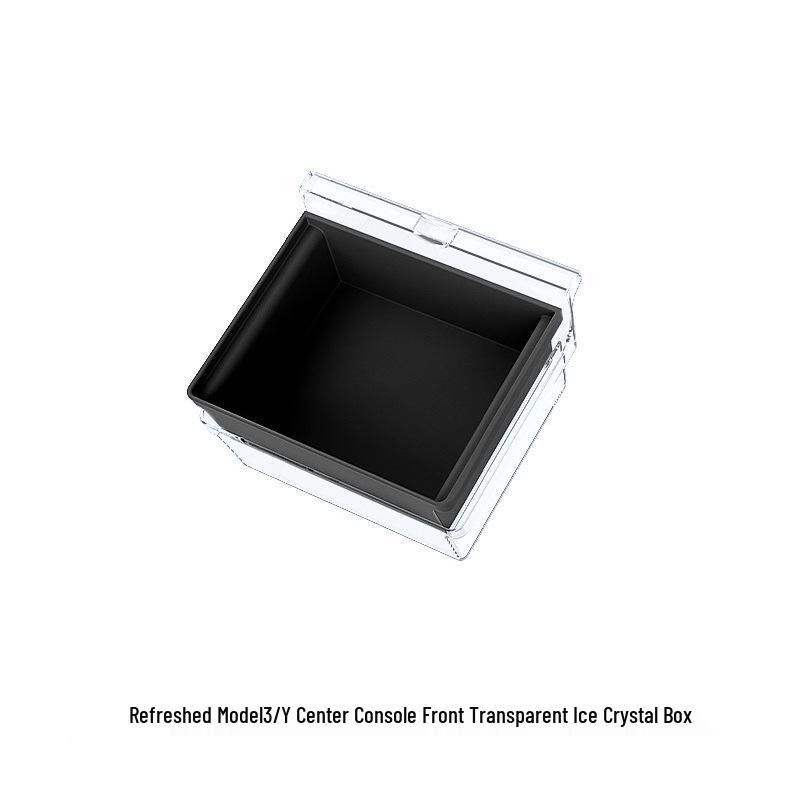 Silicone Ice Box for Tesla Model 3/Y Center Console Storage
