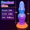 Luminous Silicone Irregular-Shaped Anal Plug Soft Flesh Erotic Toy SM Adult Masturbation Stick