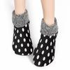 1 Pairs Soft-Soled Anti Slip Fleece-Lined Thickened High Tube Winter Carpet Socks Non-Slip Floor Socks