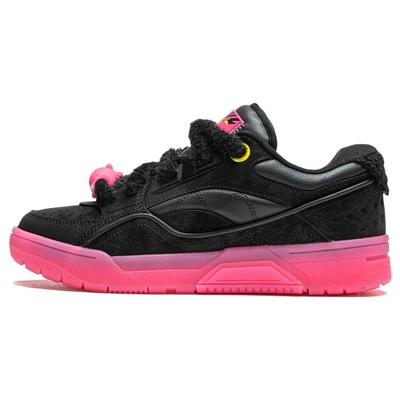 Li Ning RSR101 XXL FAT CAT Cushioning, Wear Resistant Low Top Basketball Shoes Unisex Black Pink ABCT041-12