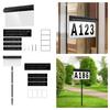 Solar Home Numbers Home Number Address Sign Plaque for Outside Doorway Yard