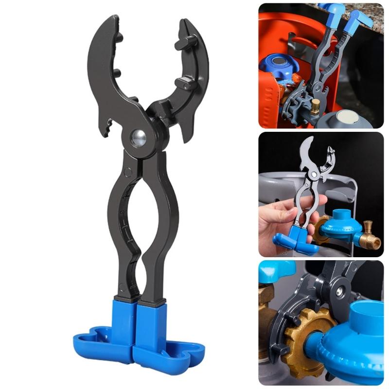 Tank Valves Wrench Disassembly Pliers Adjustable Valves Spanner Cylinder Remover for Home Industrial Application