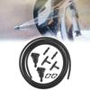 Black Windshield Washer Nozzles Fluid Squirter Kit