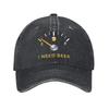 Vintage I Need Beer Gauge Baseball Caps for Unisex Women Distressed Washed Snapback Cap Funny Drink Outdoor Golf Fit Hats Cap