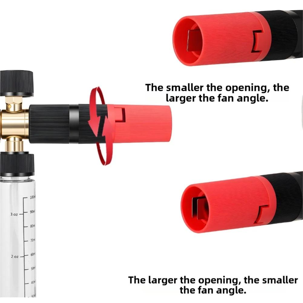 

Foam spray bottle with transparent design and 14 quick connector for high pressure car washing and cleaning use China Mainland