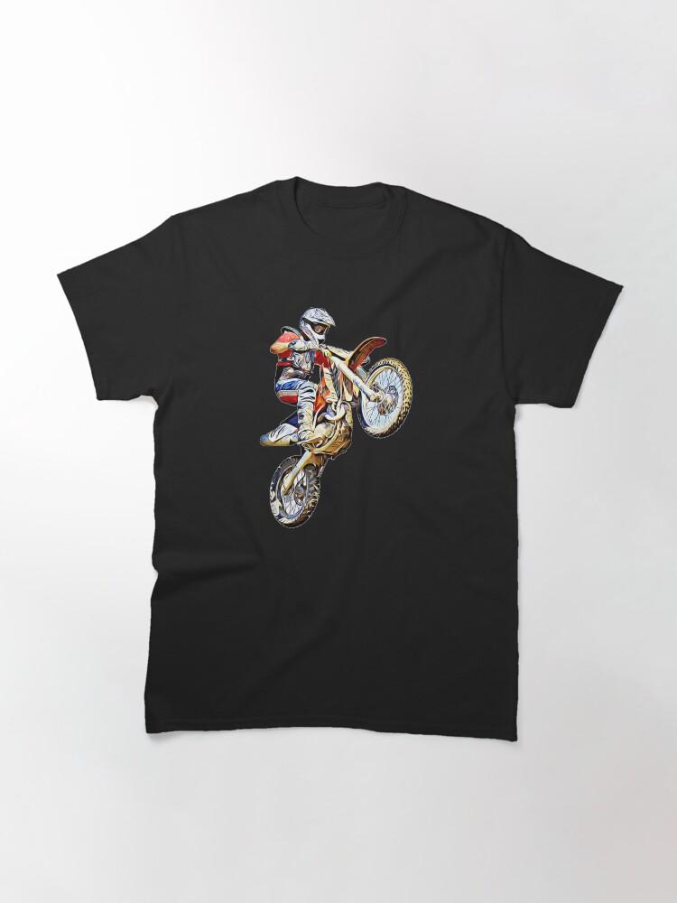 Dirt Bike Jump or Motocross Jump Mx or Motorcycle Jump Classic TShirt 2026 Summer Men Women Cotton Oversized Breathable Tshirt
