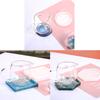 Placemat Tray Molds DIY Coaster Silicone Molds Epoxy Square Round Hexagon Molds for DIY Resin Casting Home Decoration