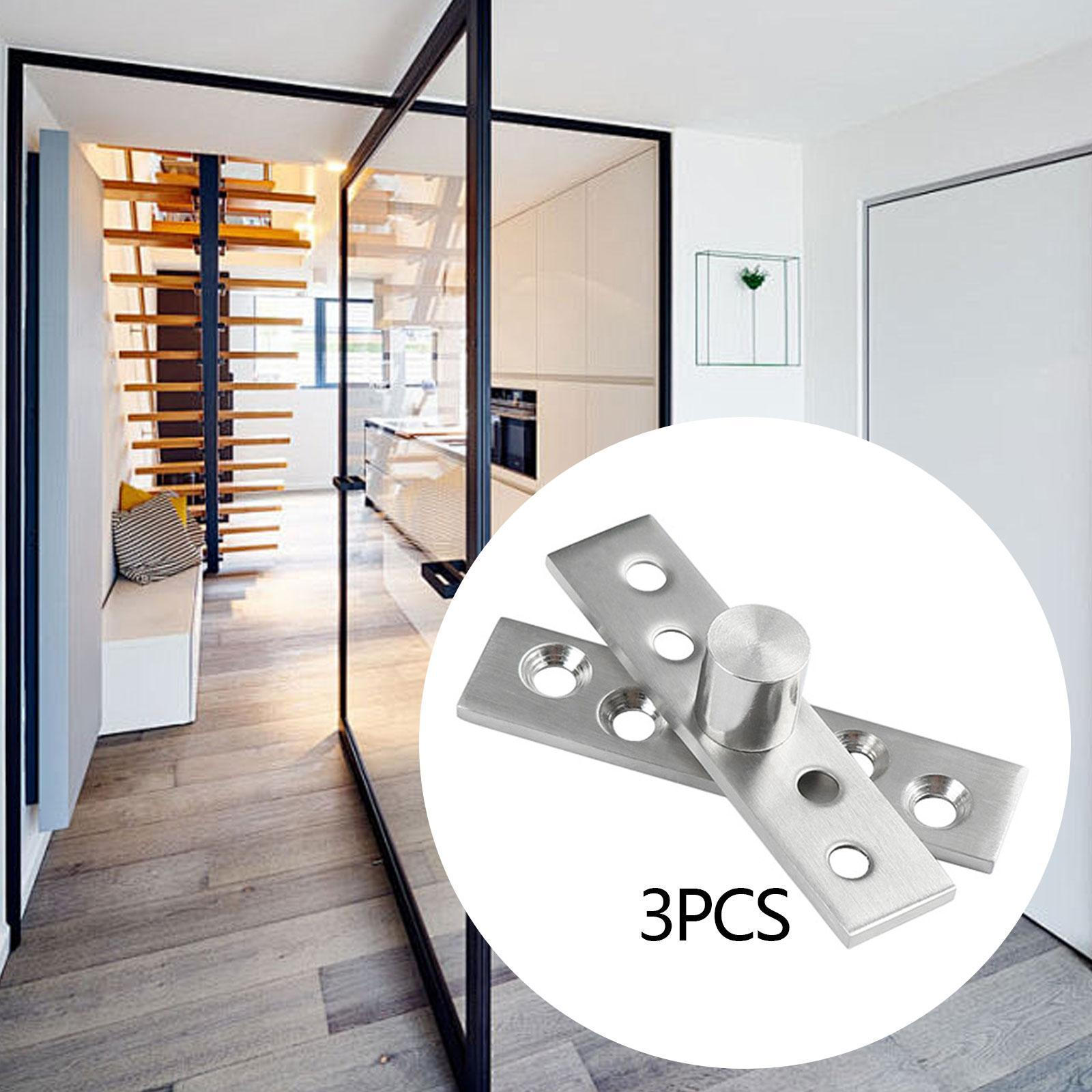 

3 штуки Петли из нержавеющей стали с верхним и нижним штифтом, вращающиеся дверные петли для передней двери