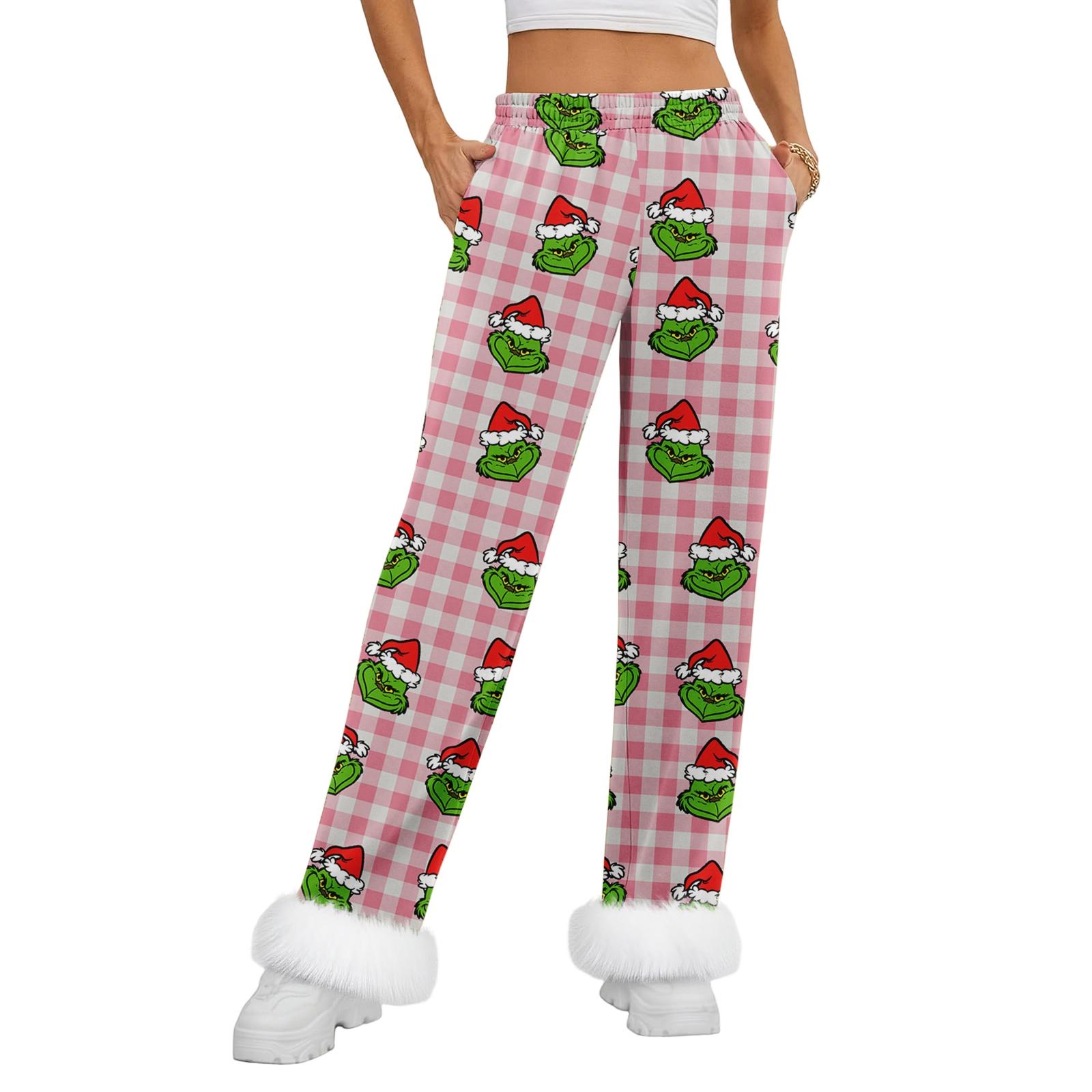 

Женские модные повседневные длинные брюки с бахромой и карманами с принтом S