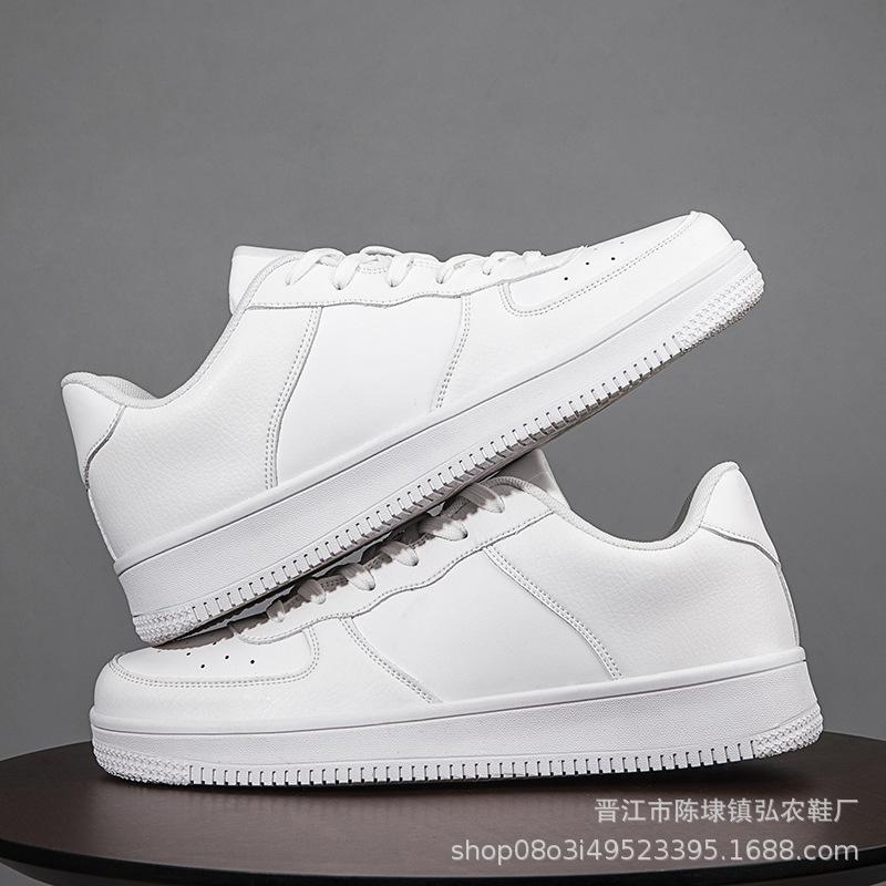 

Little white shoes men s shoes breathable versatile sports casual couple board shoes large size aj air force one skateboard shoes 36 белый