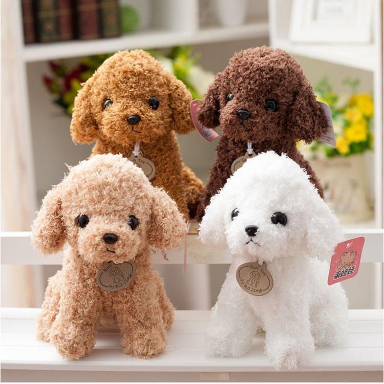 Curly Teddy Dog Plush Doll - Children's Birthday Gift Ragdoll Toy