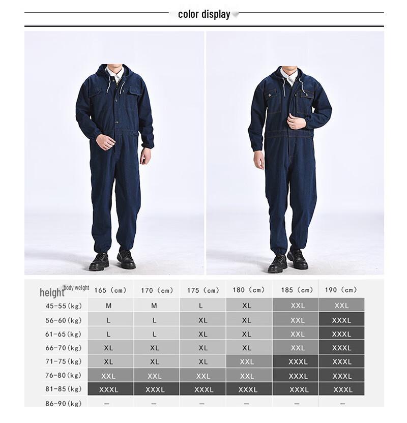 TIANQI Denim Work Coverall PTF202206